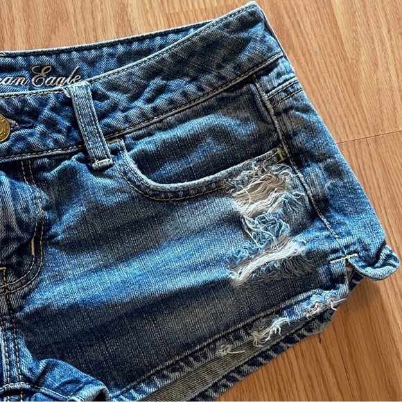 2 pair jeans shorts for 1 price!!!! American eagle & PINK - Picture 8 of 15